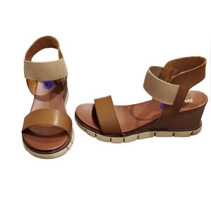 Women's Mia 8.5 Open Toe Ankle Strap Platform Sandals